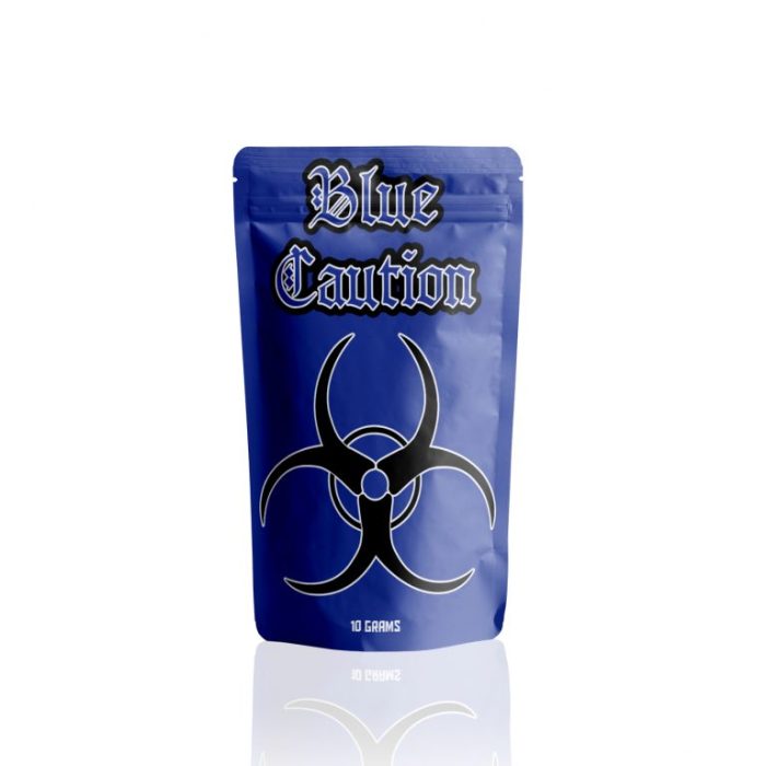 Blue-Caution-10-GRAM-Bag Blue Caution 10-GRAM Bag
