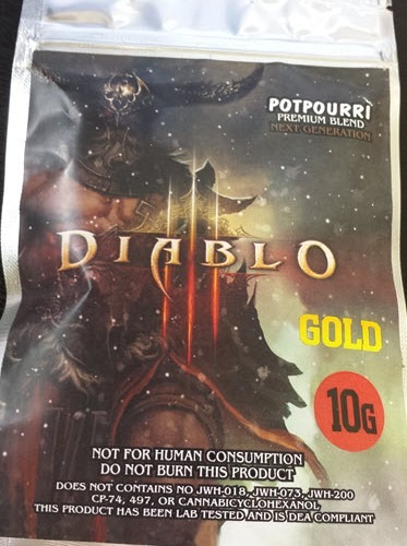 Buy Diablo Herbal Incense 10g